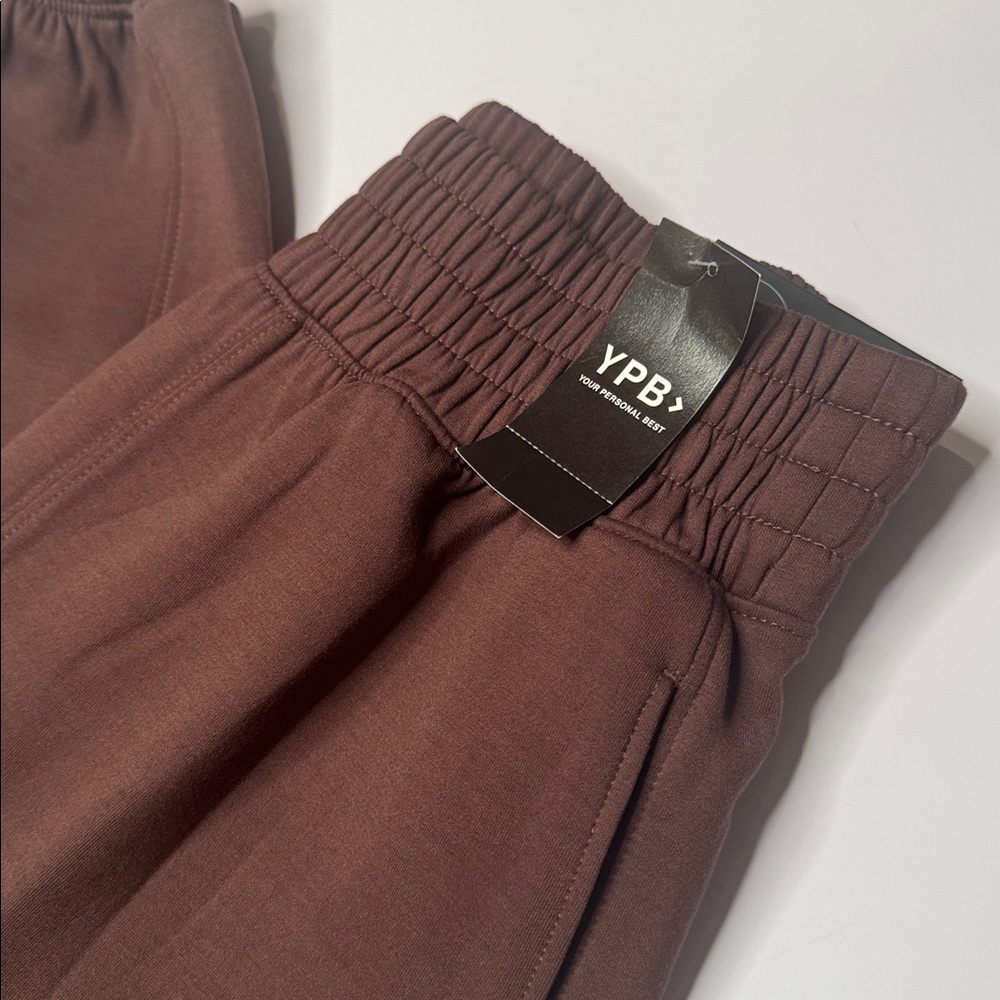 YPB Brown neoKNIT Joggers - Picture 2 of 5